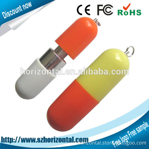 Alibaba manufacturer promotion items medical pill USB flash drive with case